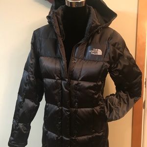 North face 600 goose down coat/ hoodie